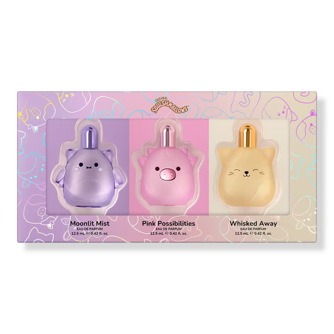 Squishmallows Fragrances 3 Piezas Set