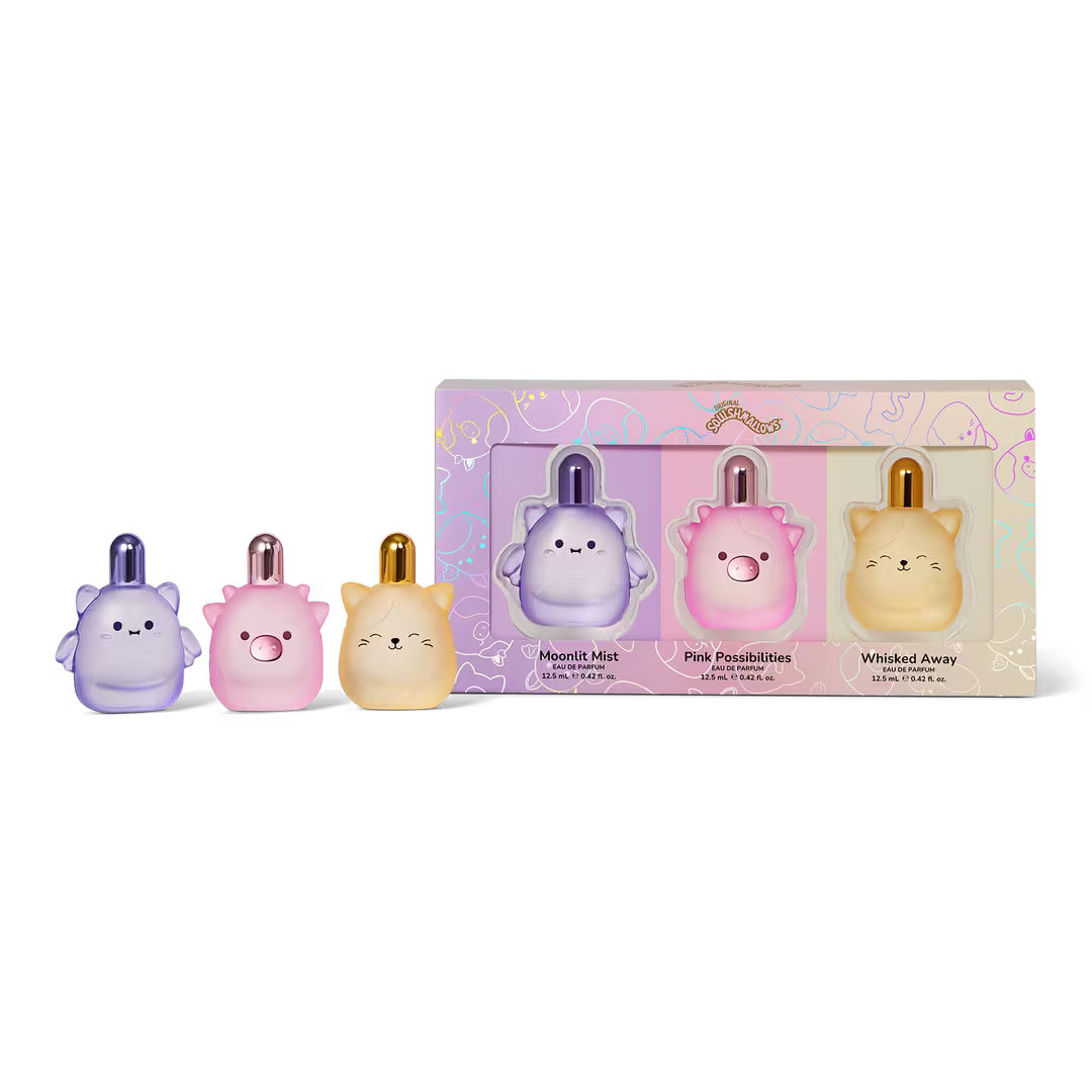 Squishmallows Fragrances 3 Piezas Set