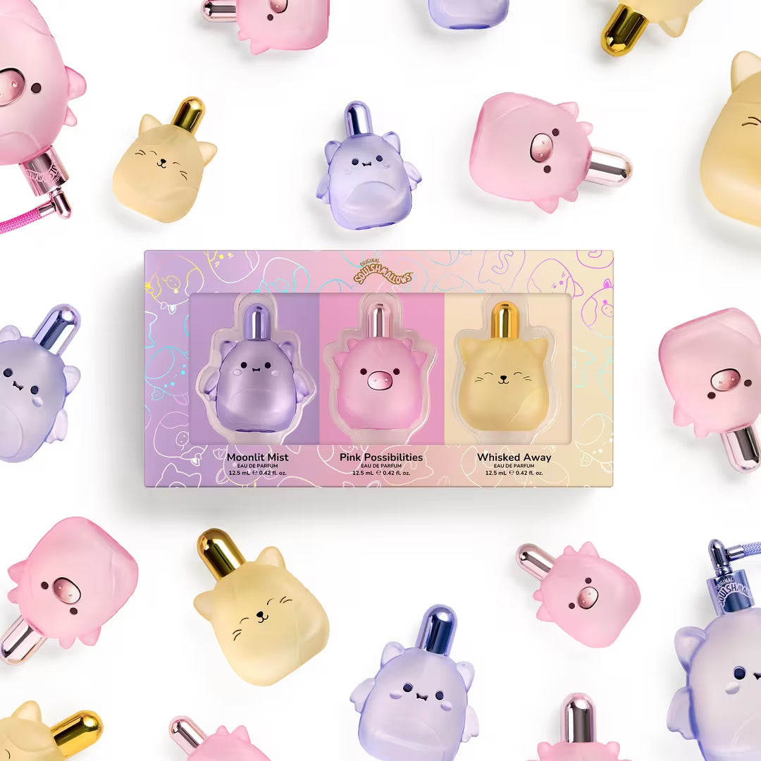 Squishmallows Fragrances 3 Piezas Set