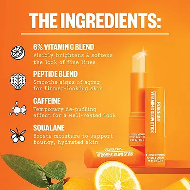 Peace Out 6% Vitamin C Brightening Eye Treatment Glow Stick