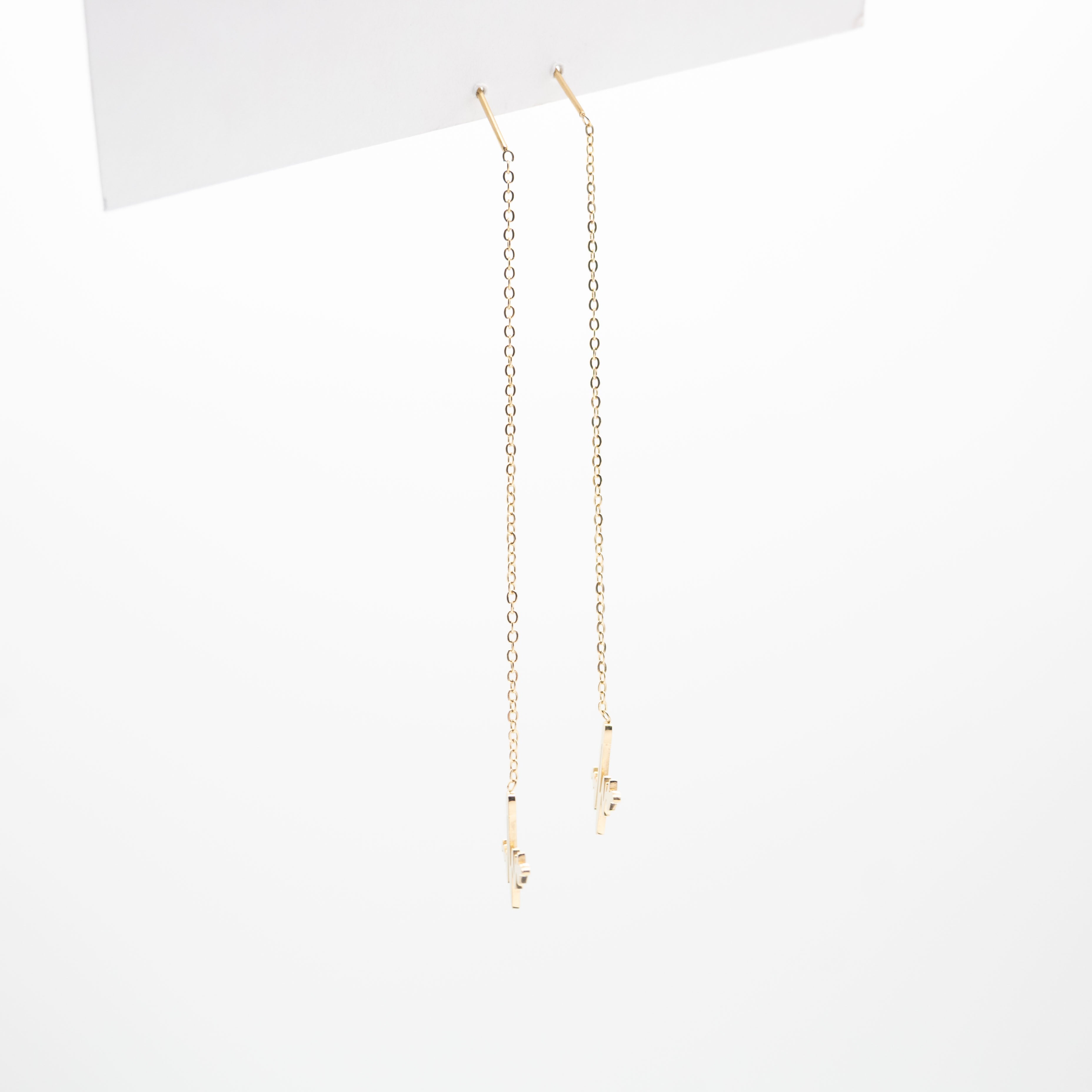 Aretes De Latido Colgantes