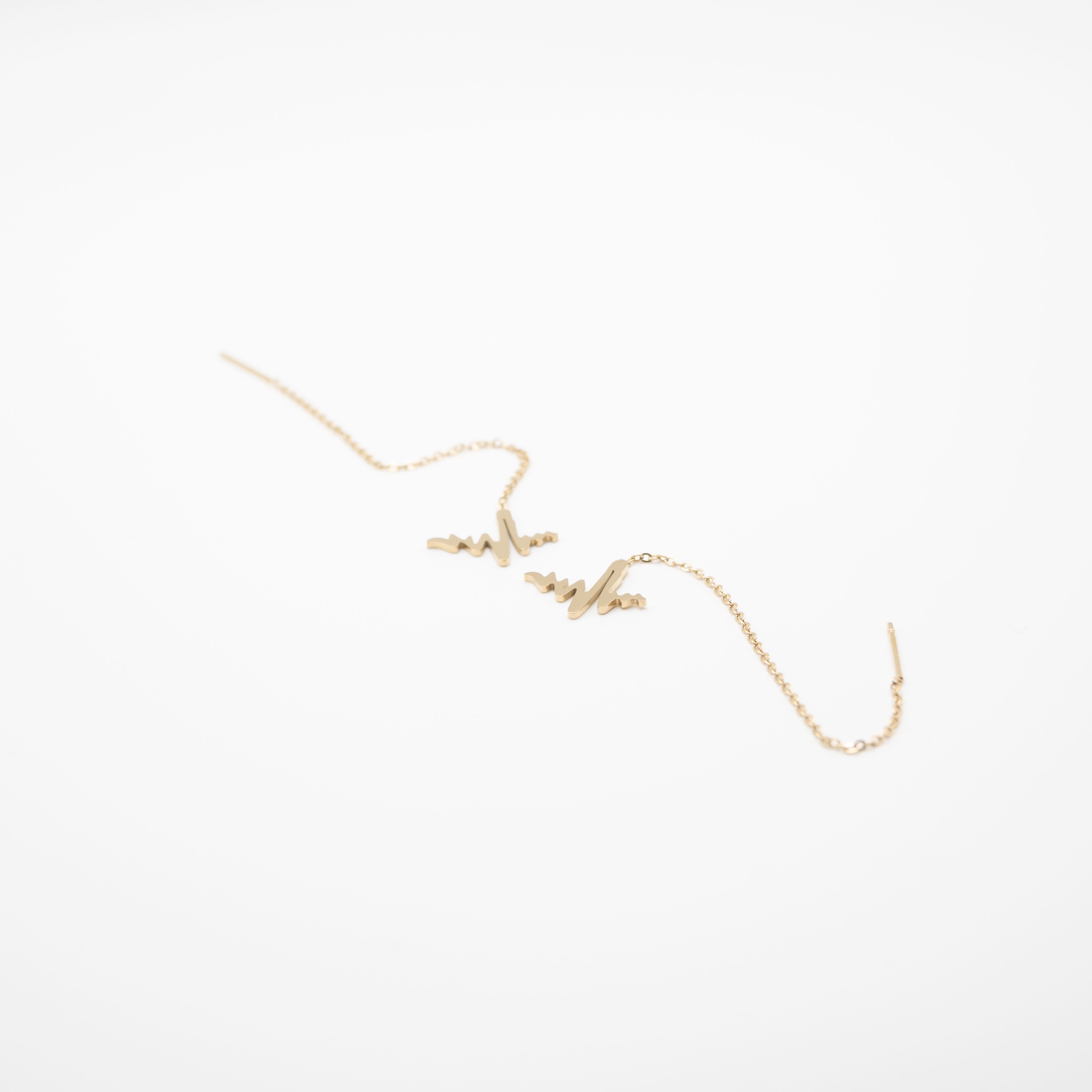 Aretes De Latido Colgantes