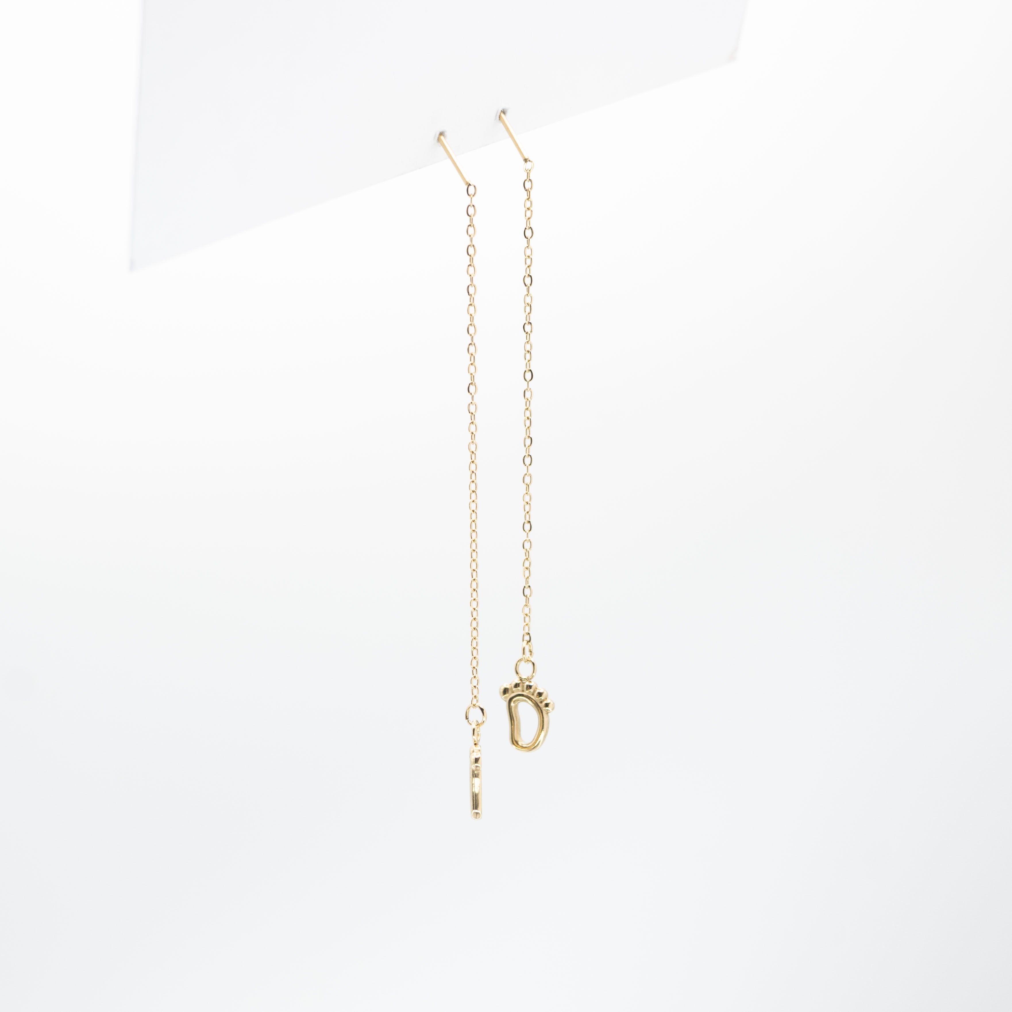 Aretes De Pies Colgantes