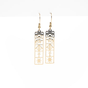 Aretes De Calado Egipcio