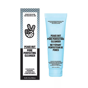 Peace Out Limpiador Crema Exfoliante Suave Perfeccionador de Poros con Ácido Salicílico