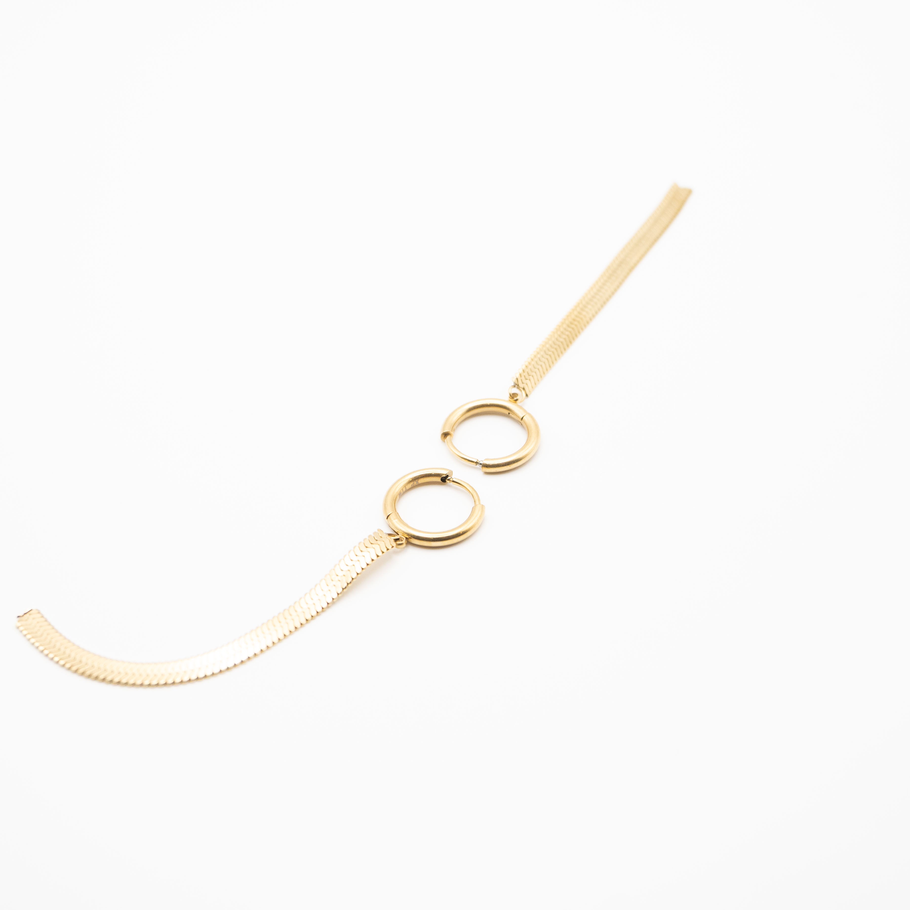 Aretes De Cadena Colgante