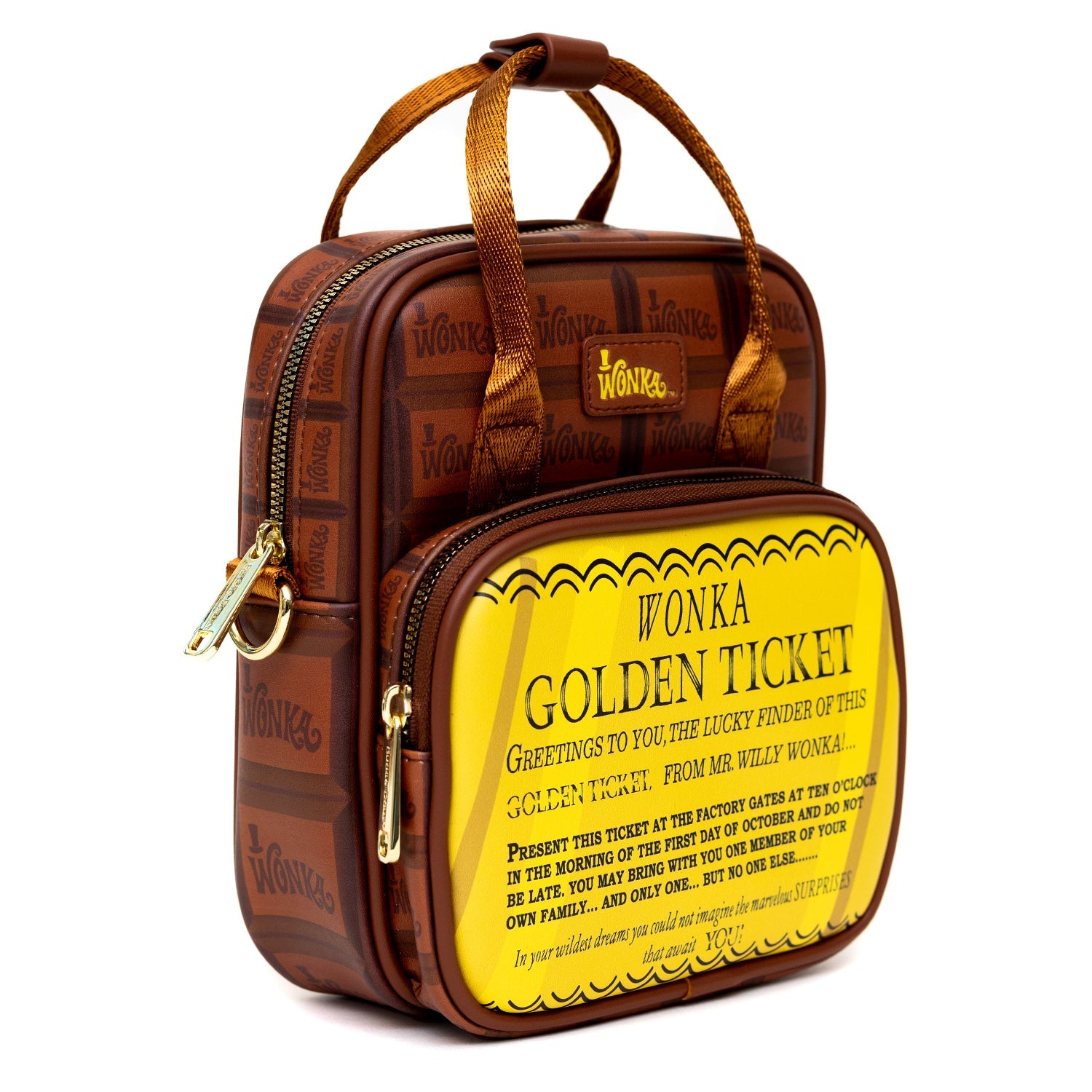 Willy Wonka Bolsa Crossbody Chocolate