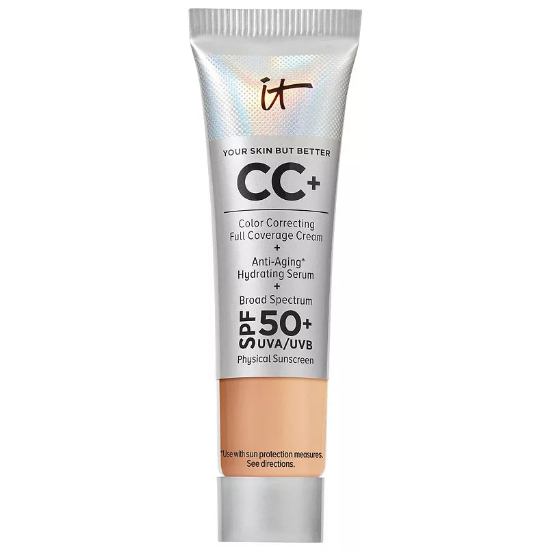 IT Cosmetics CC+ Cream Base de Maquillaje de Cobertura Total con Corrección de Color y SPF 50+