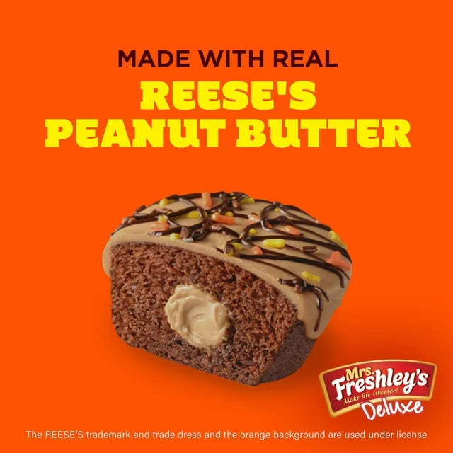Mrs. Freshley's Deluxe Reese's Peanut Butter Cakes