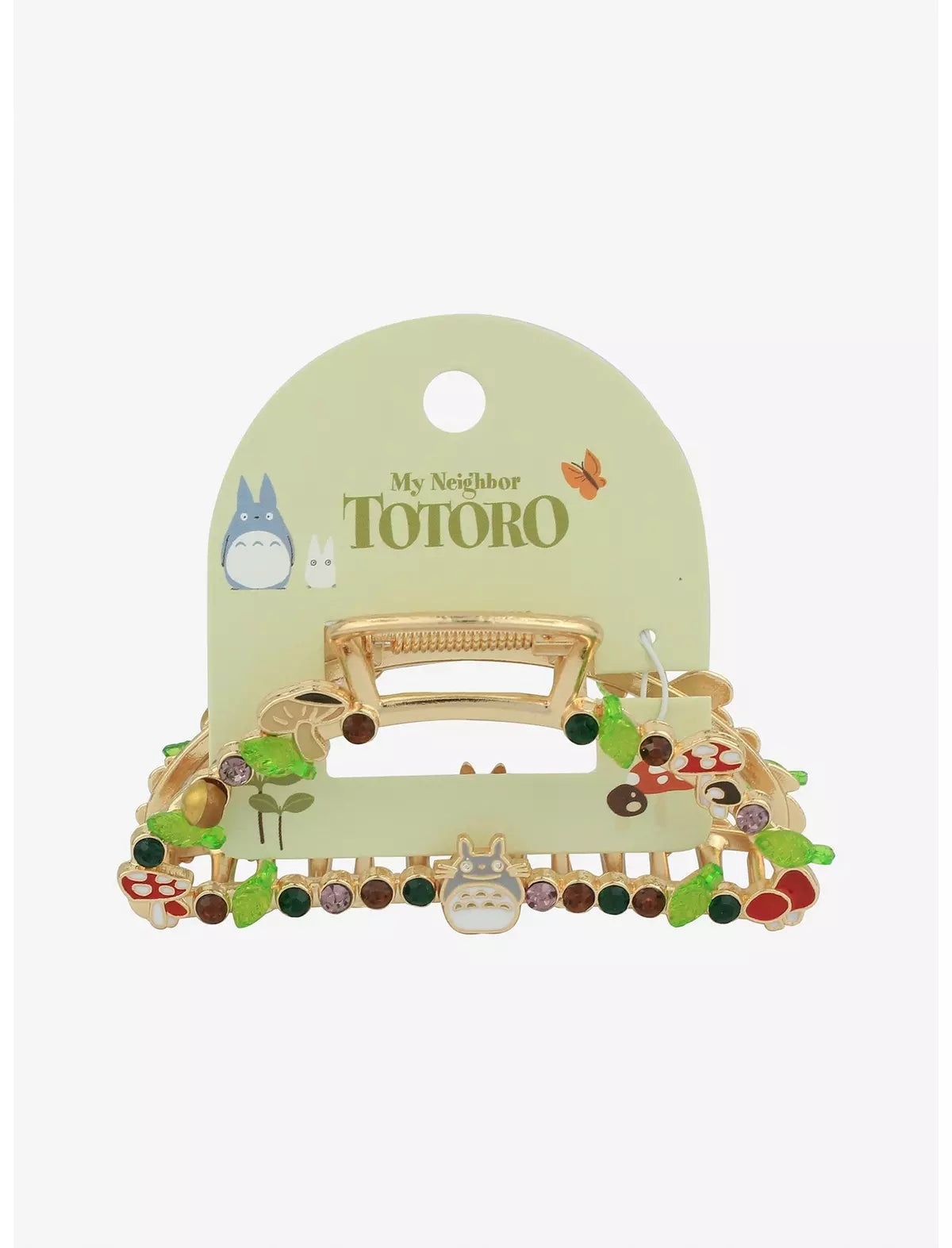 Totoro Broche De Cabello Gemas