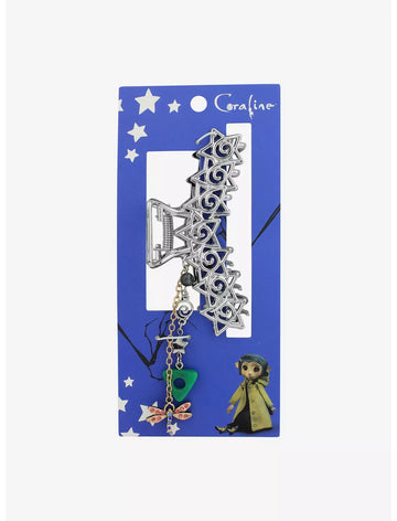 Coraline Broche Cabello Plateado