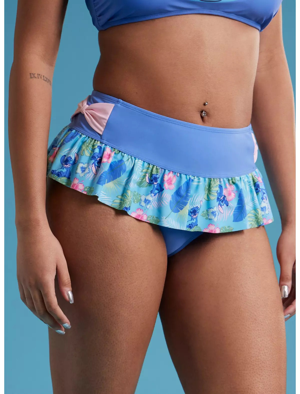 Lilo & Stitch Traje De Baño Halter Top Y Falda