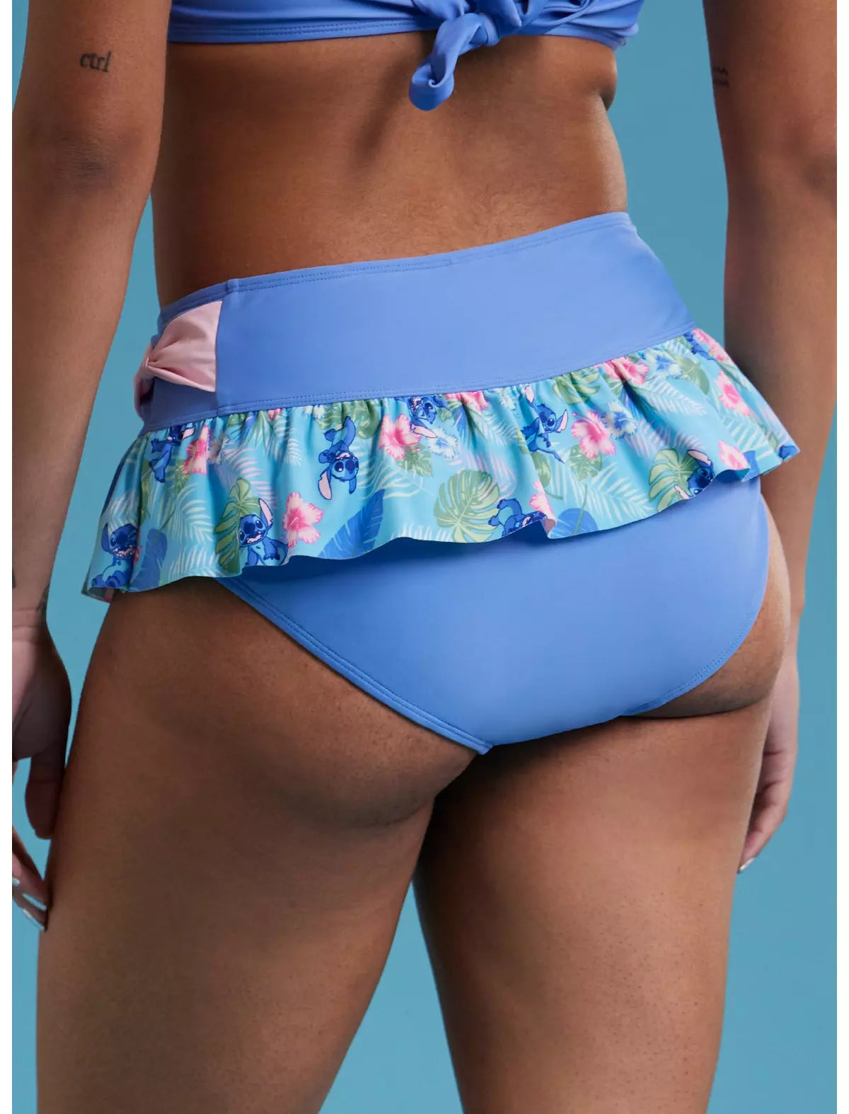 Lilo & Stitch Traje De Baño Halter Top Y Falda