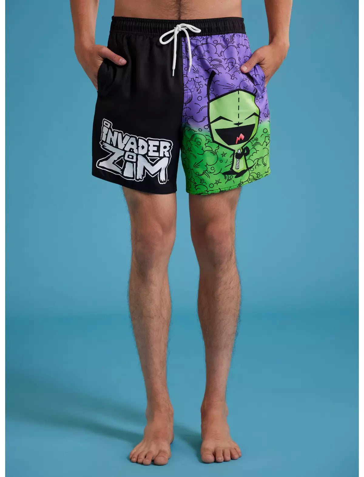 Invasor Zim Traje De Baño Shorts