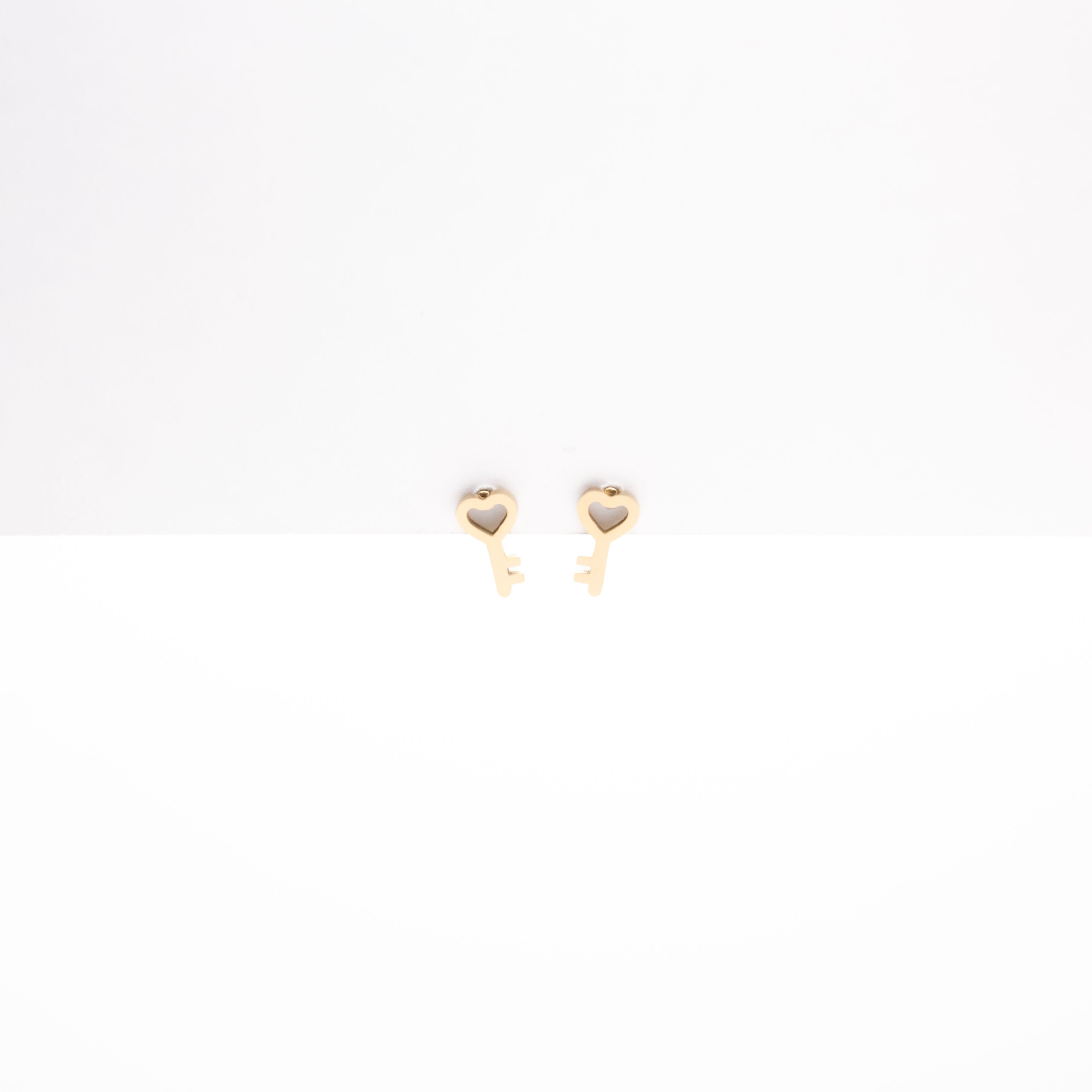 Aretes De Llave Y Corazón