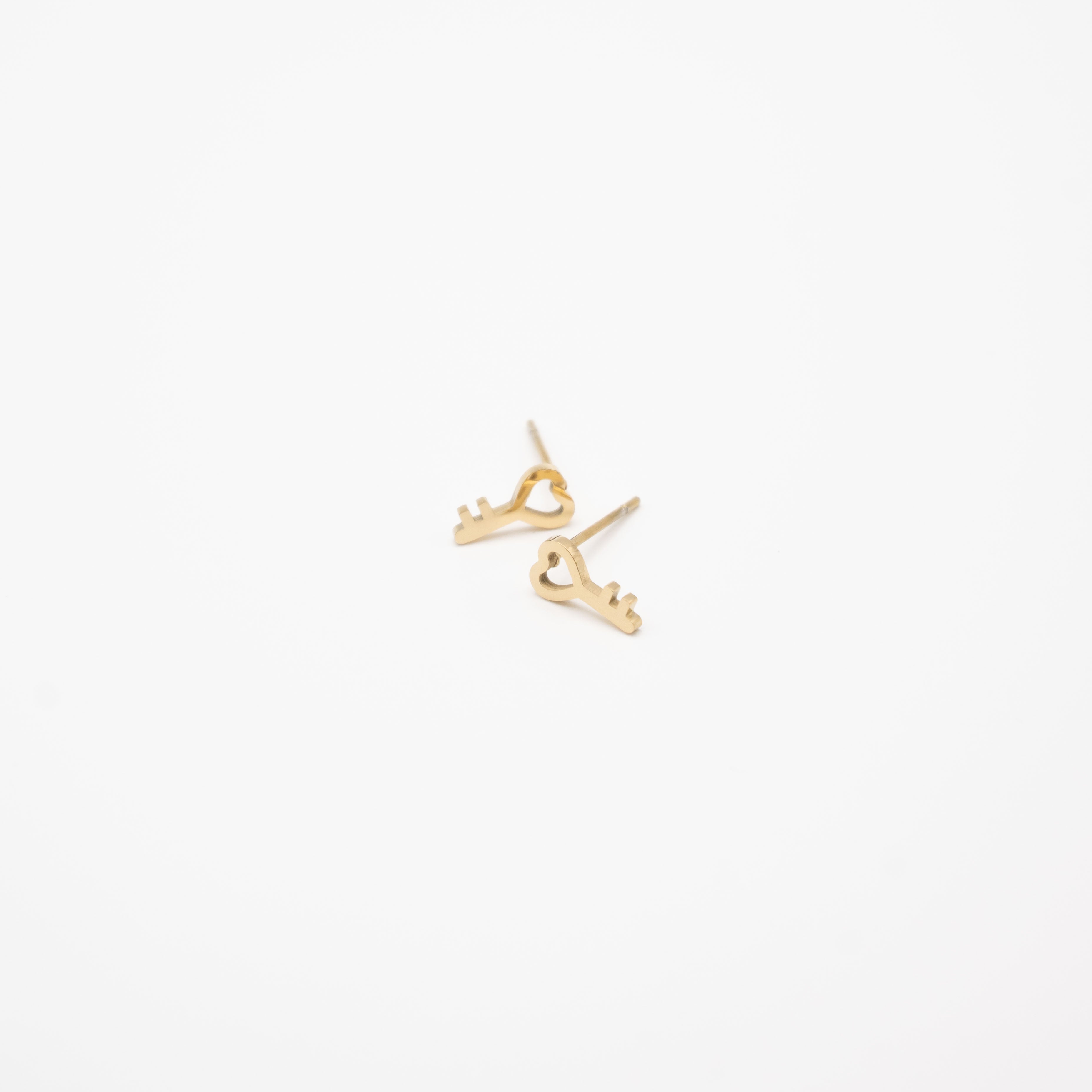 Aretes De Llave Y Corazón