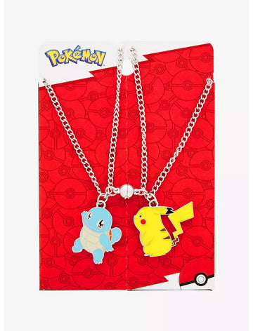 Pokemon Pikachu & Squirtle Collar Bff