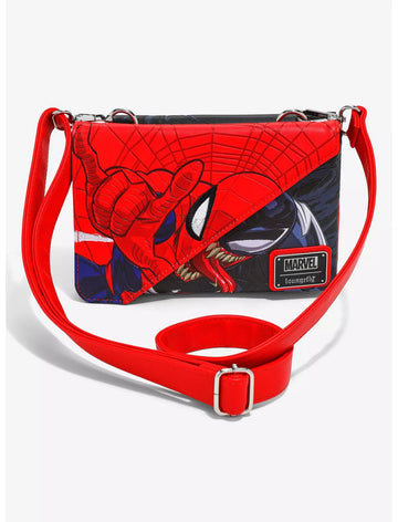 Marvel Spider-Man Venom Split Crossbody Bolsa Hombre Araña