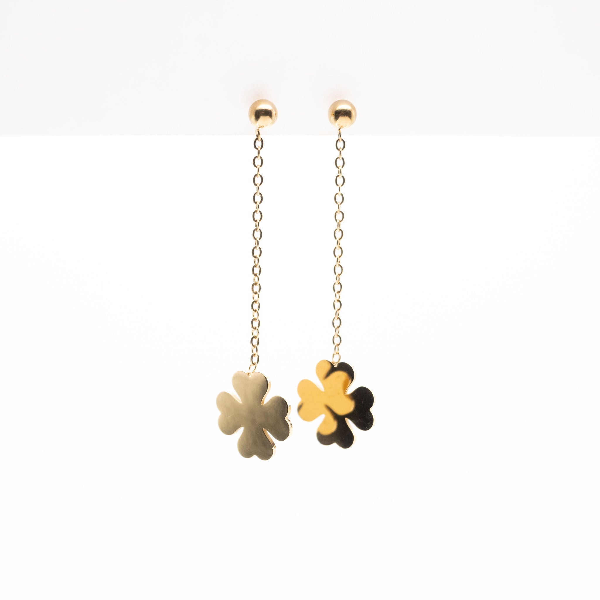 Aretes De Trébol Colgante