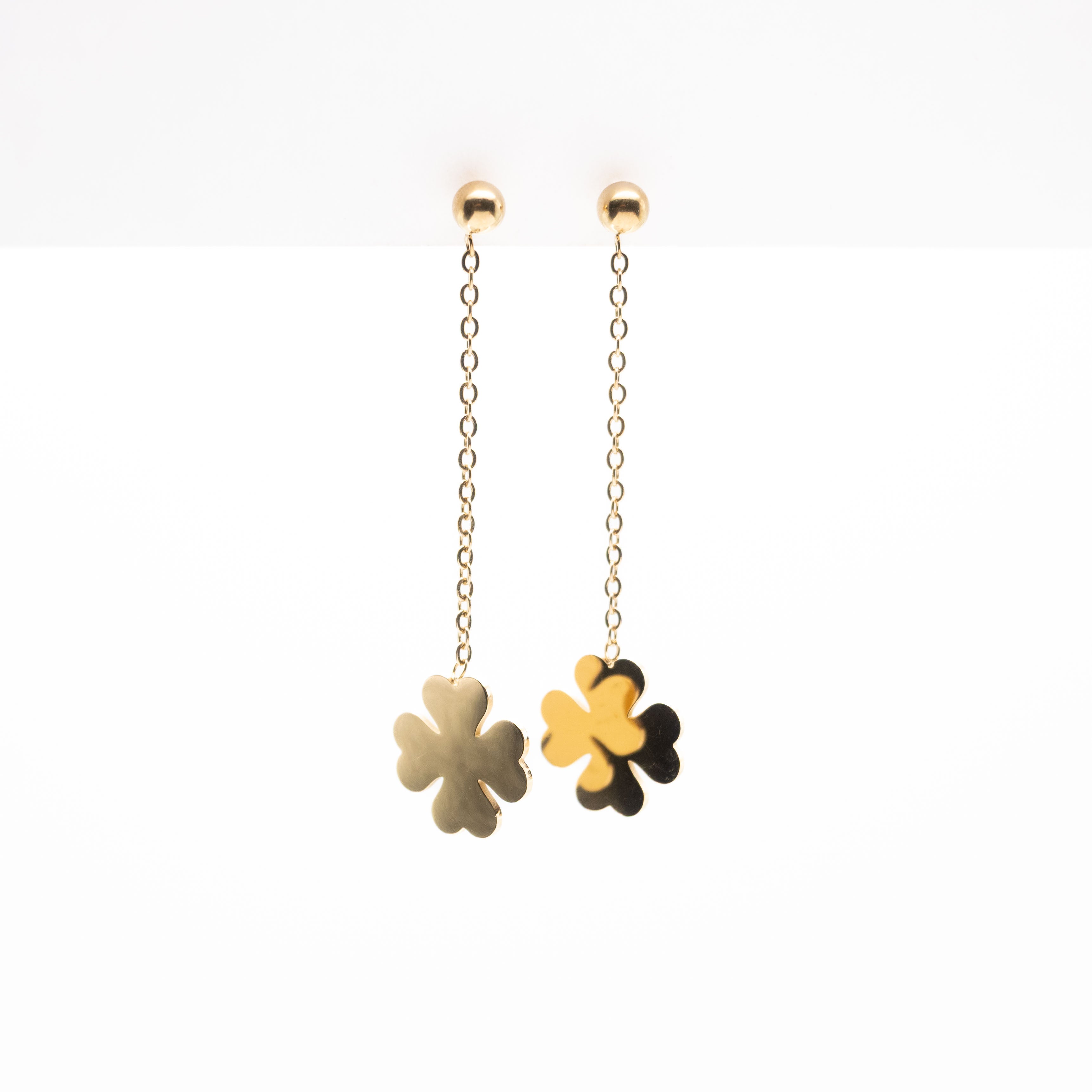 Aretes De Trébol Colgante