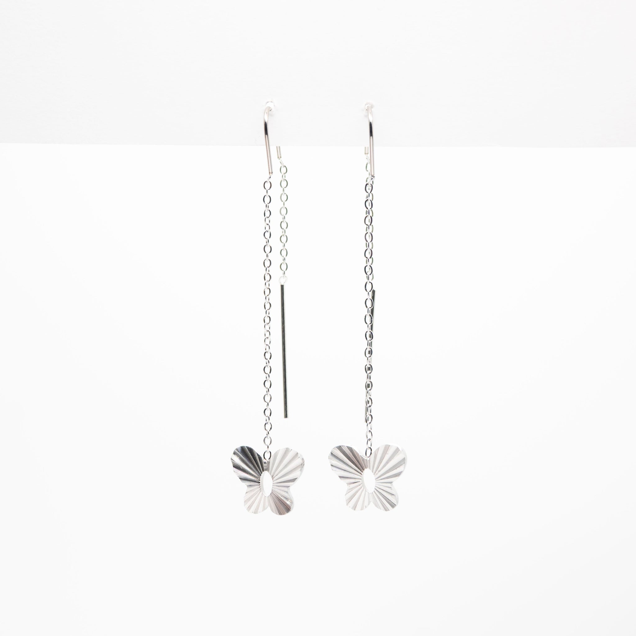 Aretes De Mariposa Colgante