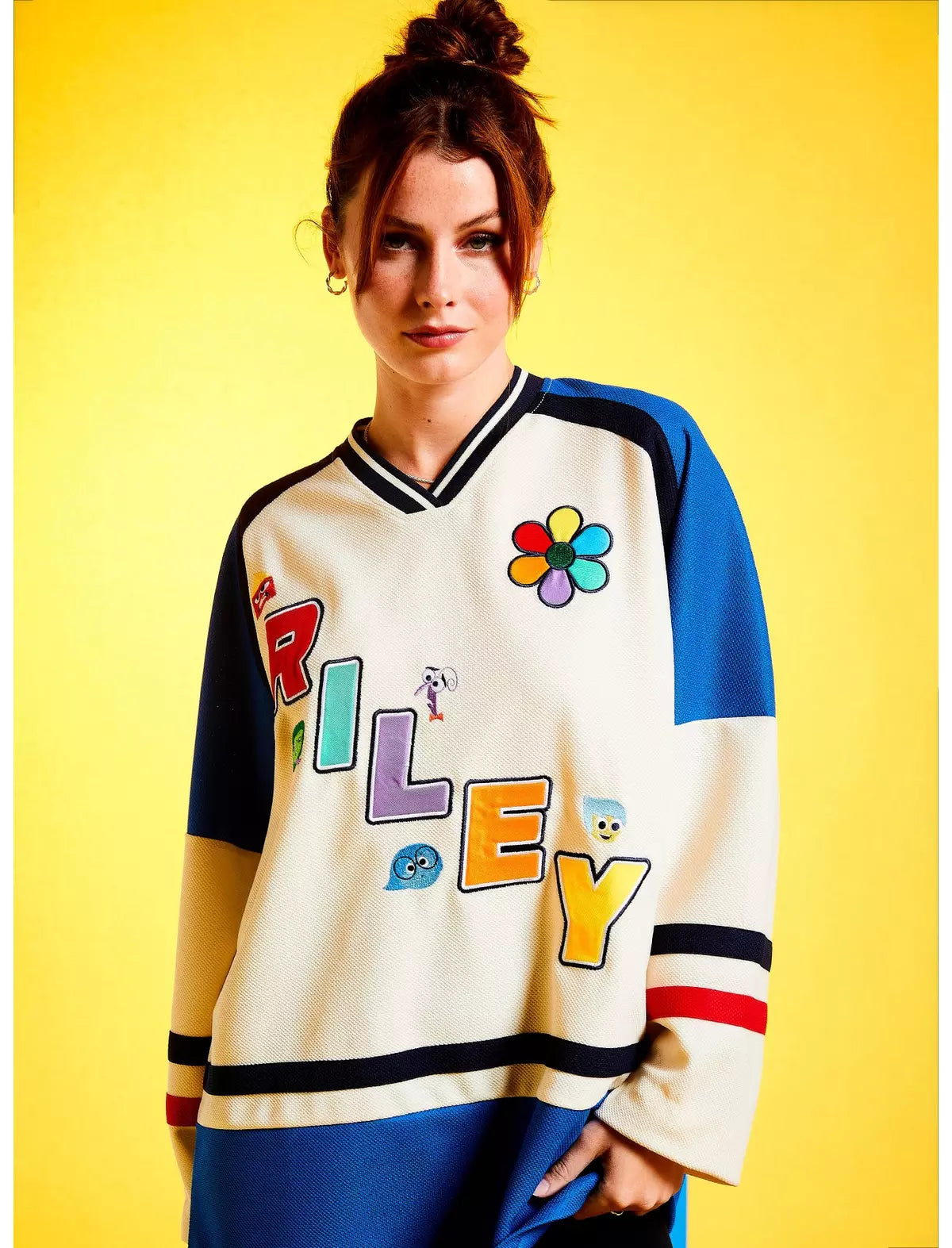 Intensamente Riley Camisa Hoockey