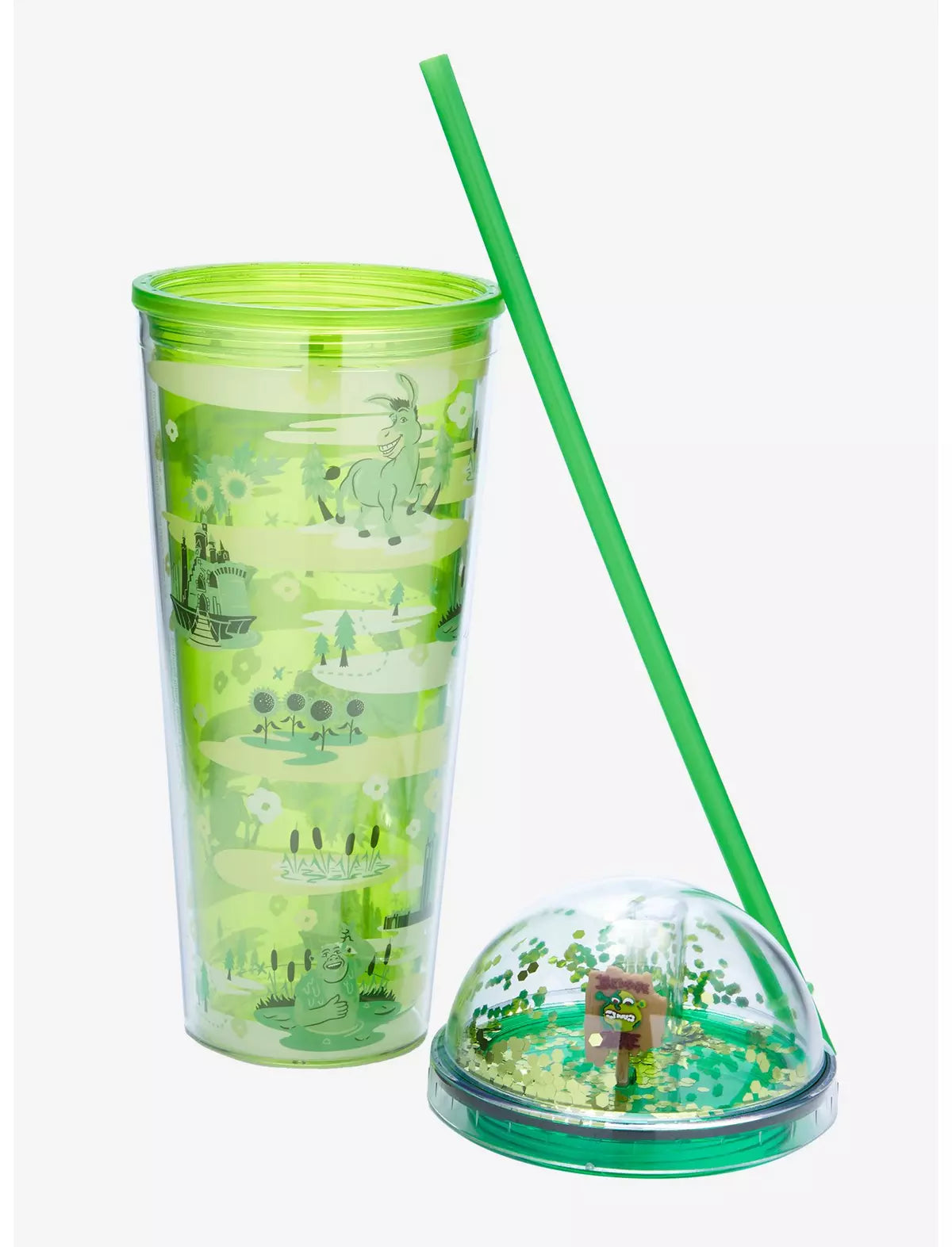 Shrek Termo Glitter Burbuja