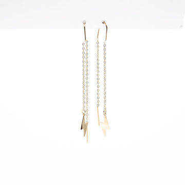 Aretes De Rayos Colgante