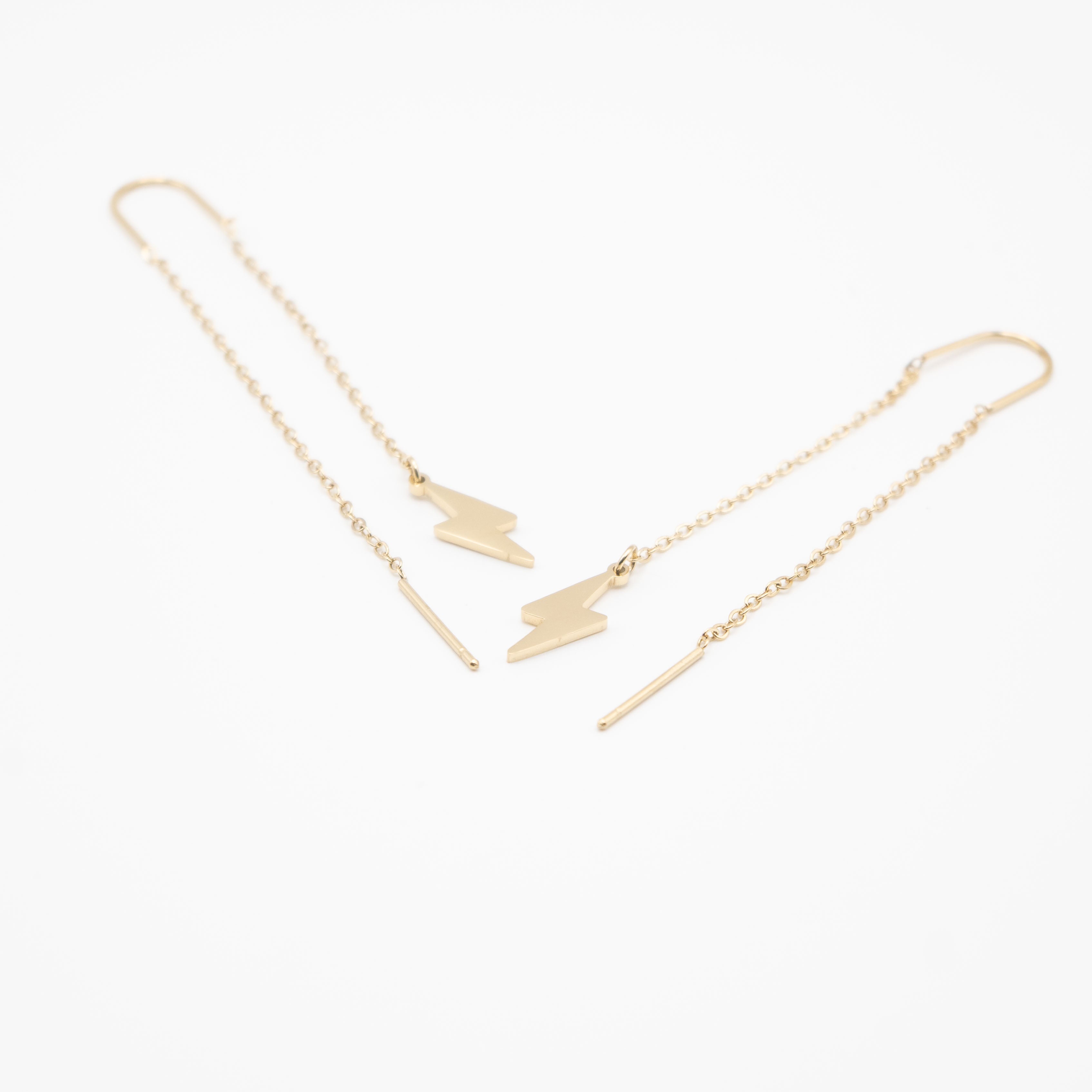 Aretes De Rayos Colgante