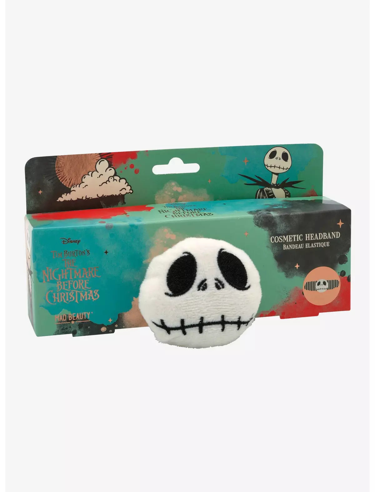 Extrańo Mundo De Jack  Banda Para El Cabello Spa Maquillaje