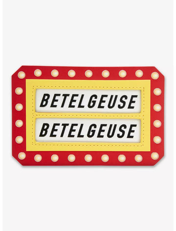Beetlejuice Betelgeuse Tarjetero Brilla Obscuridad