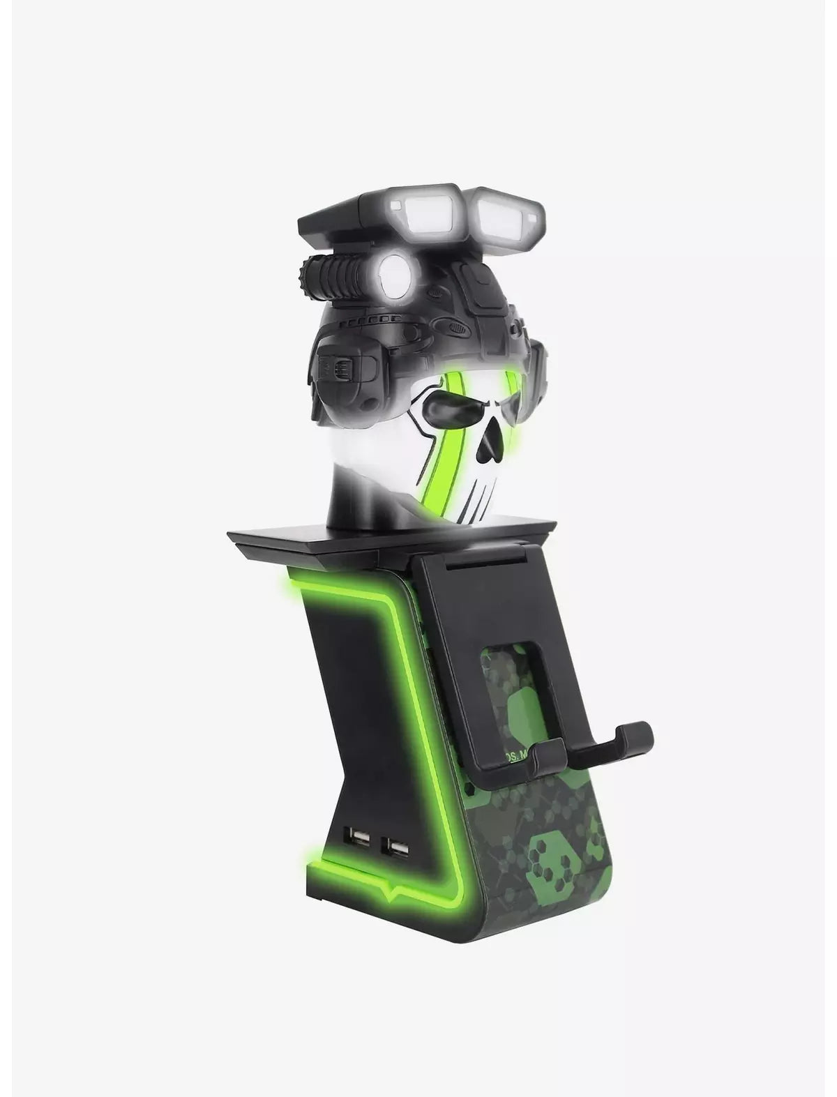 Call Of Duty Light-Up Ghost Control & Estacion Para Cargar Soporte