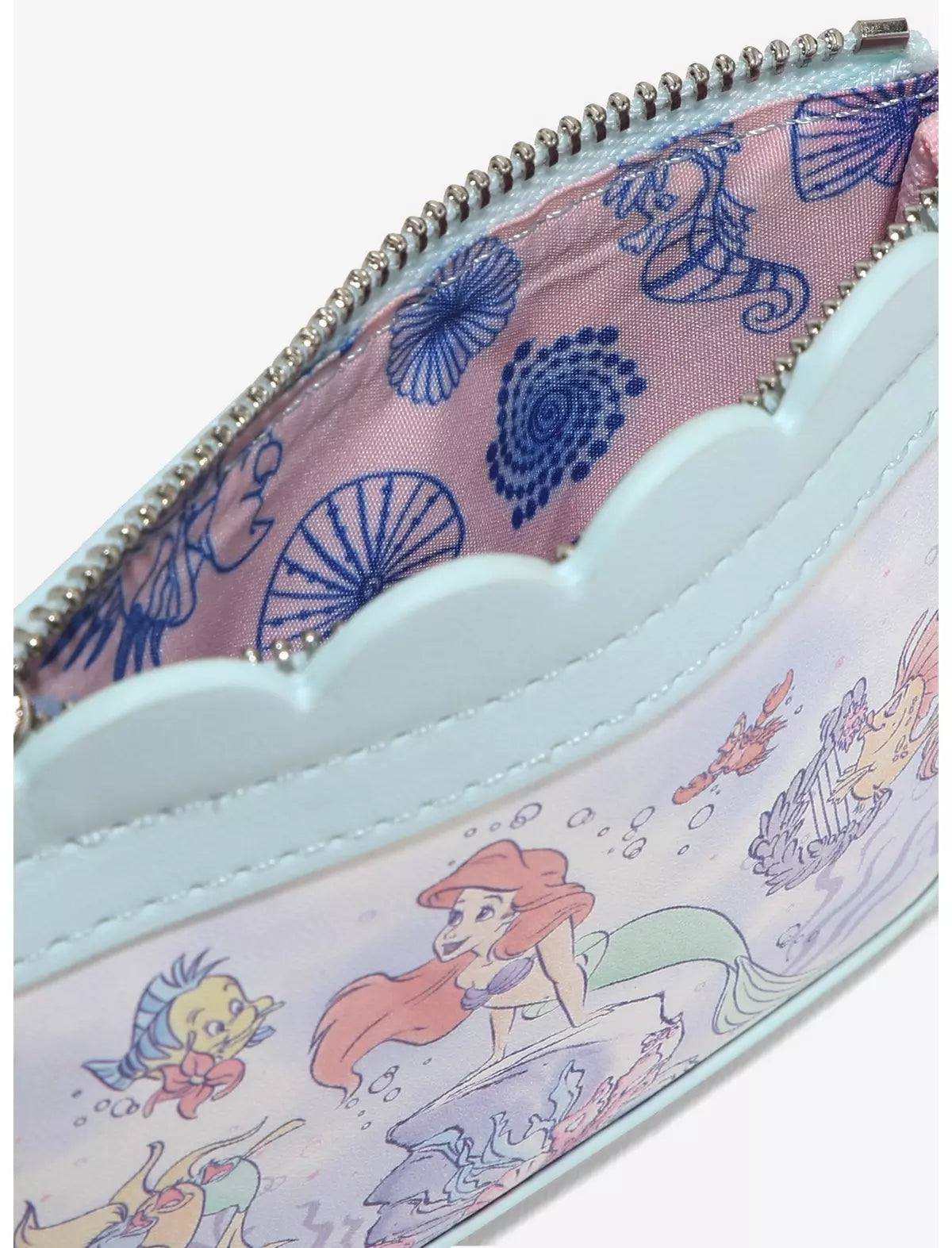 La Sirenita Tarjetero Perlas Ariel