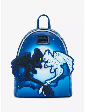 Como Entrenar A Tu Dragon Toothless & Light Fury Mochila