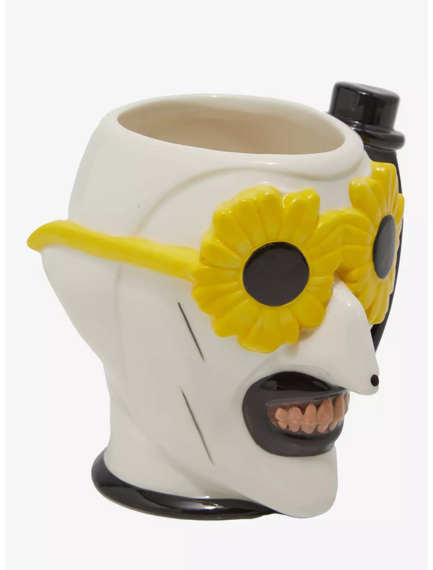 Taza Figurativa Terrifier Art The Clown con Gafas de Flores