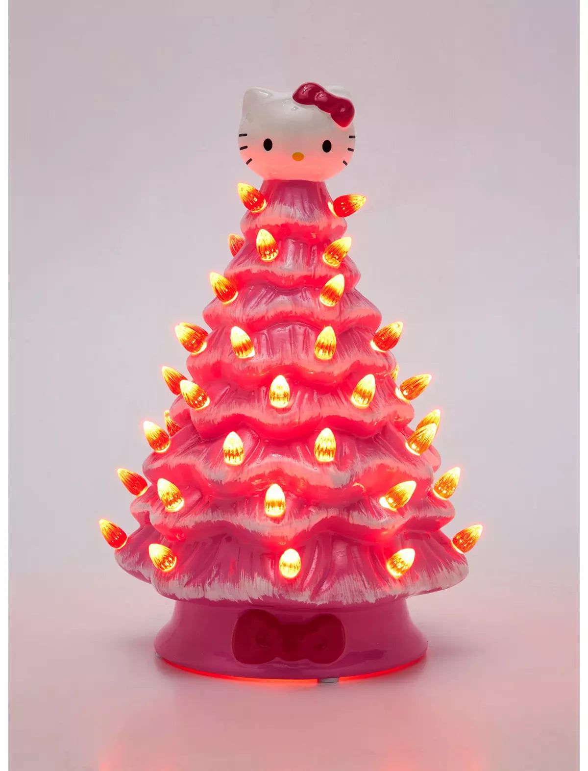 Hello Kitty Arbolito Navidad Rosa Luz