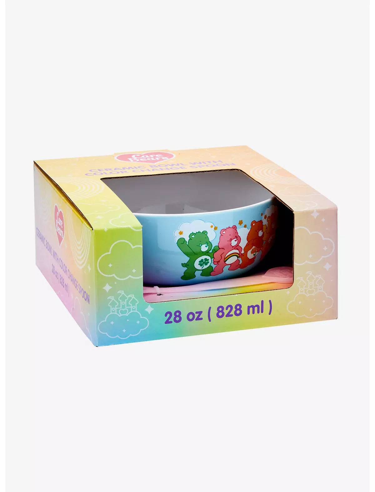 Ositos Cariñositos Care Bears Bowl Con Cuchara Cambiador De Color