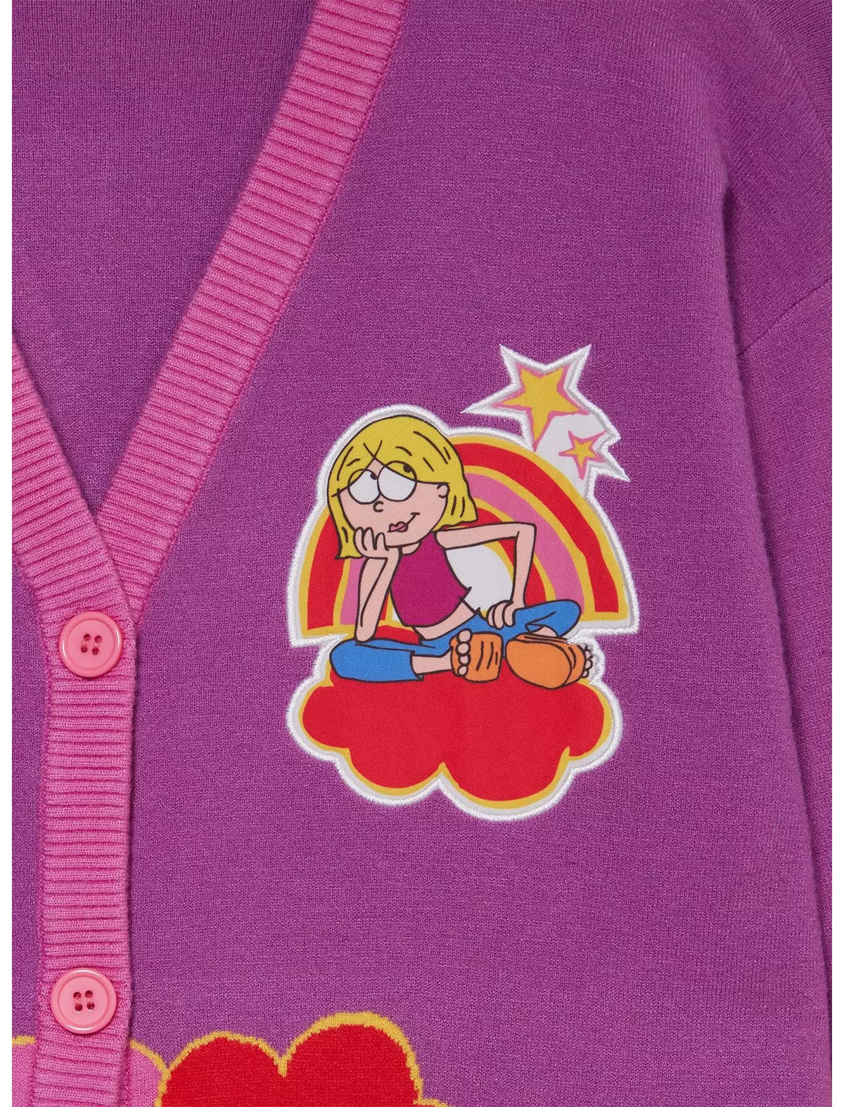 Disney Lizzie McGuire Tonal Icons Sueter Cardigan