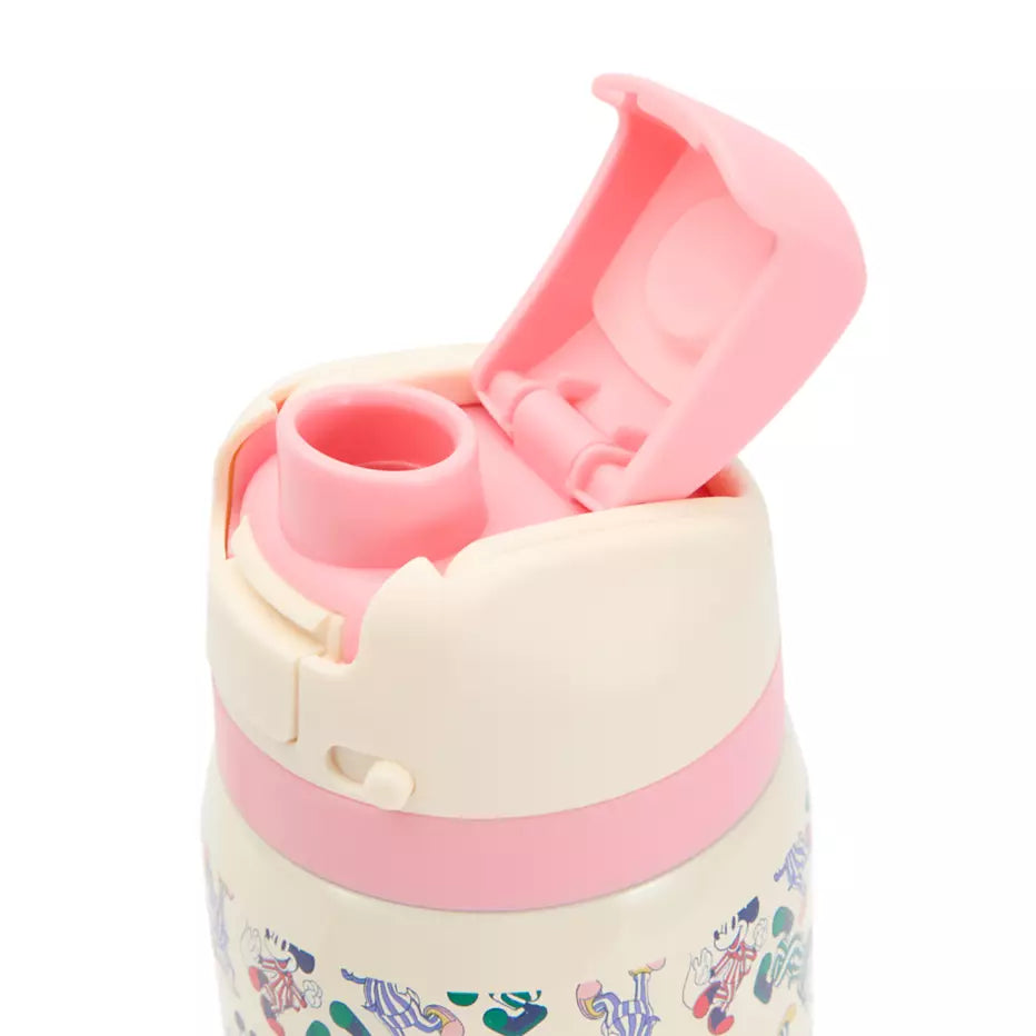 Botella de Acero Mickey Mouse y Amigos con Popote