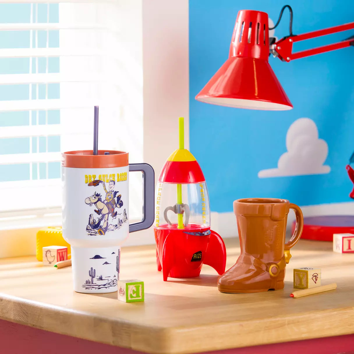 Toy Story Vaso Cohete Marcialito Pizza Planeta