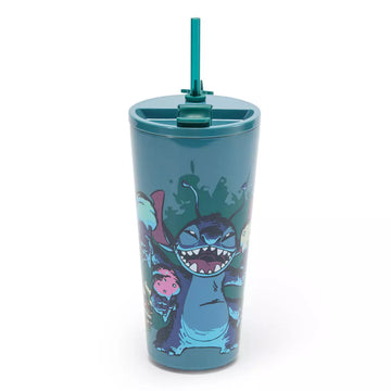 Stitch Termo De Agua Con Popote