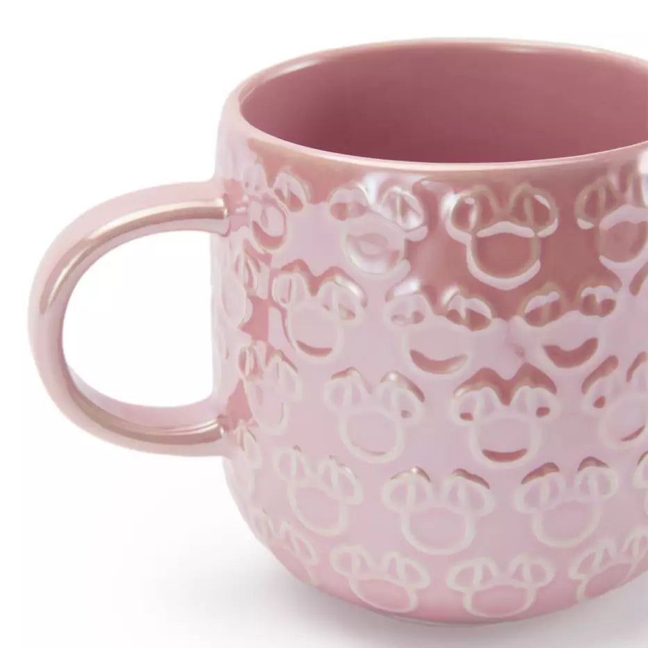 Taza Minnie Mouse en Bajo Relieve – Rosa