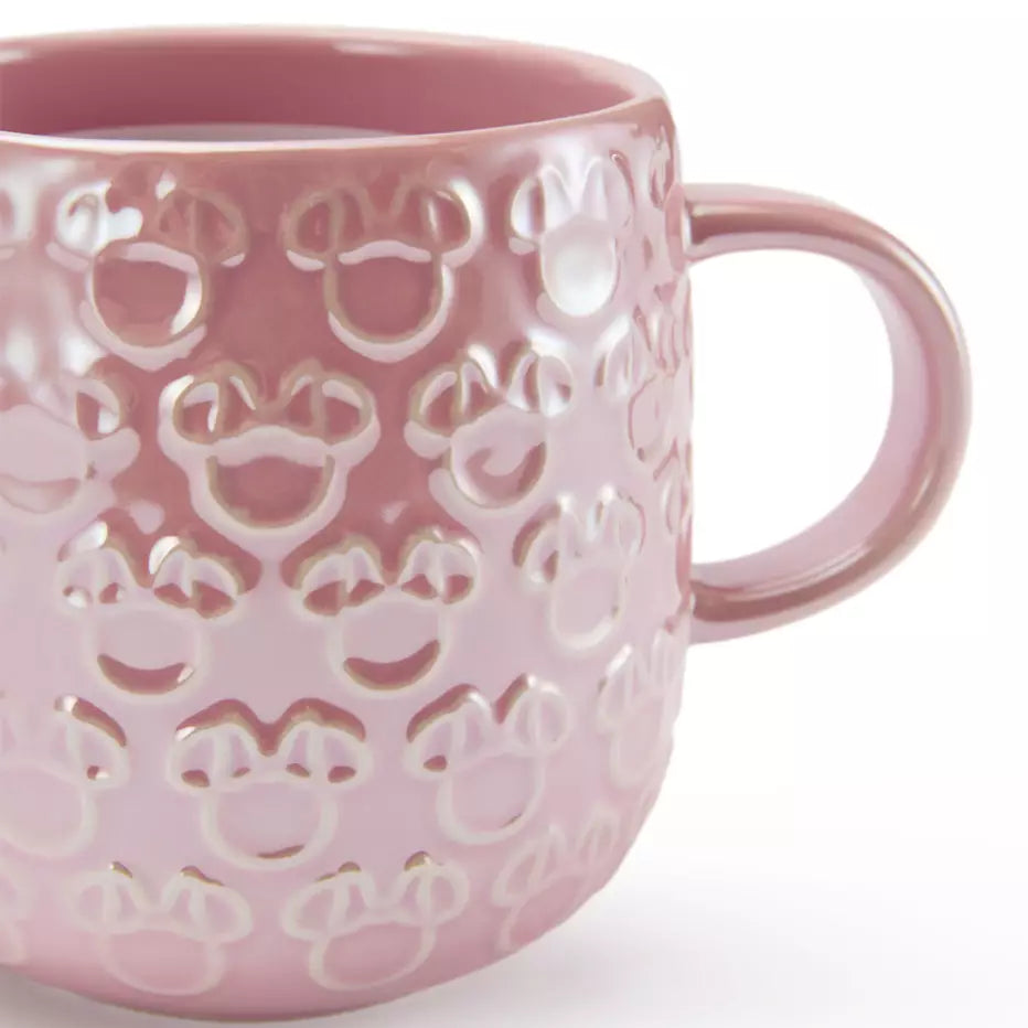 Taza Minnie Mouse en Bajo Relieve – Rosa