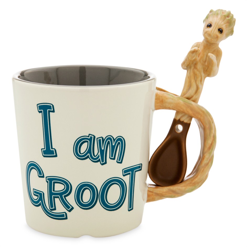 Guardianes De La Galaxia Taza Con Cuchara Groot