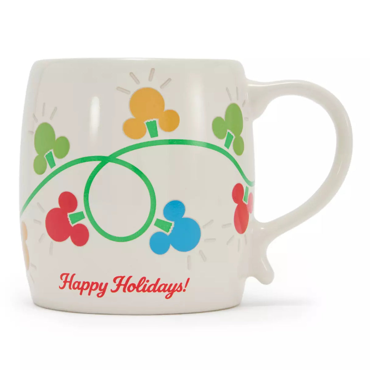 Disney Taza Cambiante Mickey Mouse Luces Navideñas