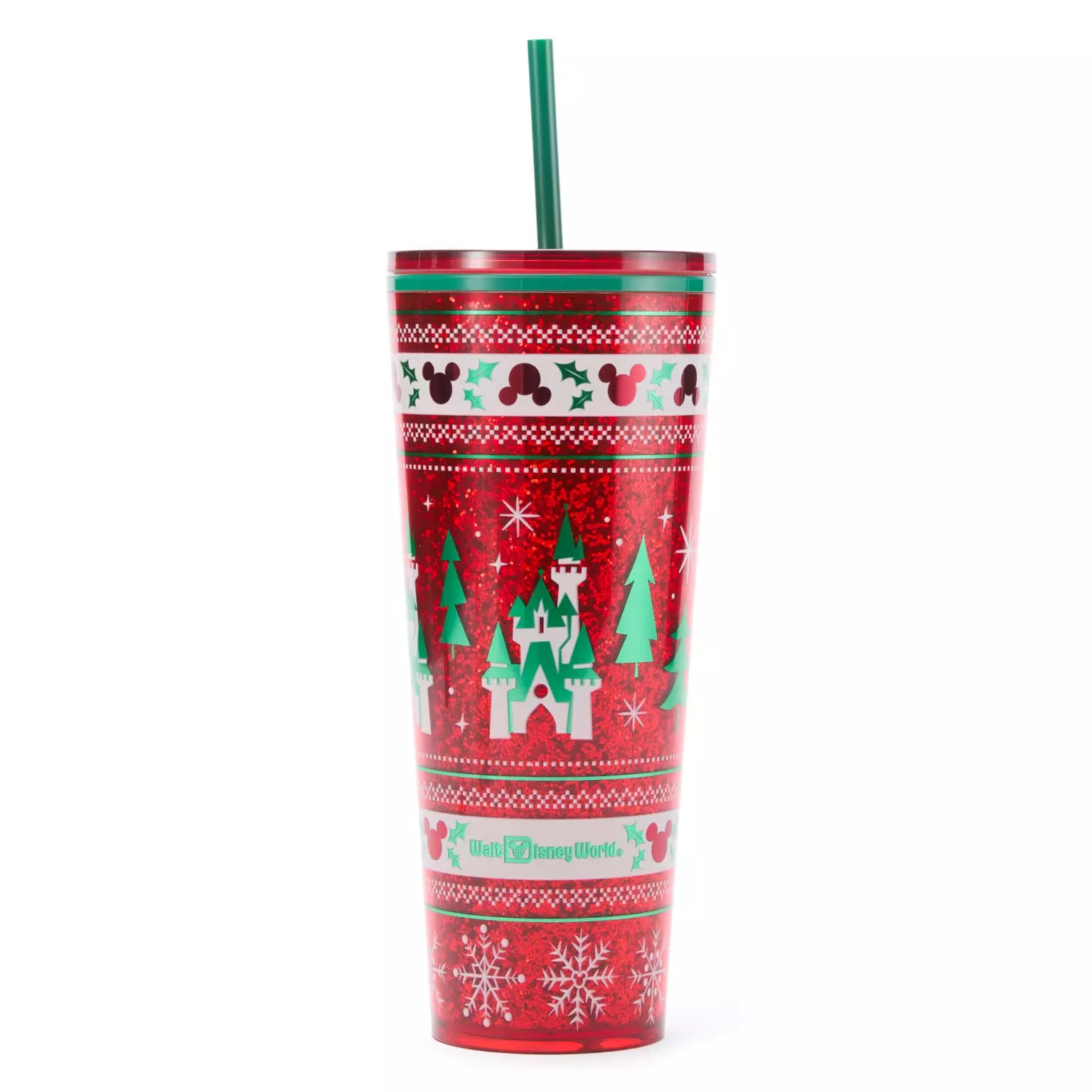 Vaso Térmico con Popote Starbucks Holiday Fair Isle (24 oz)