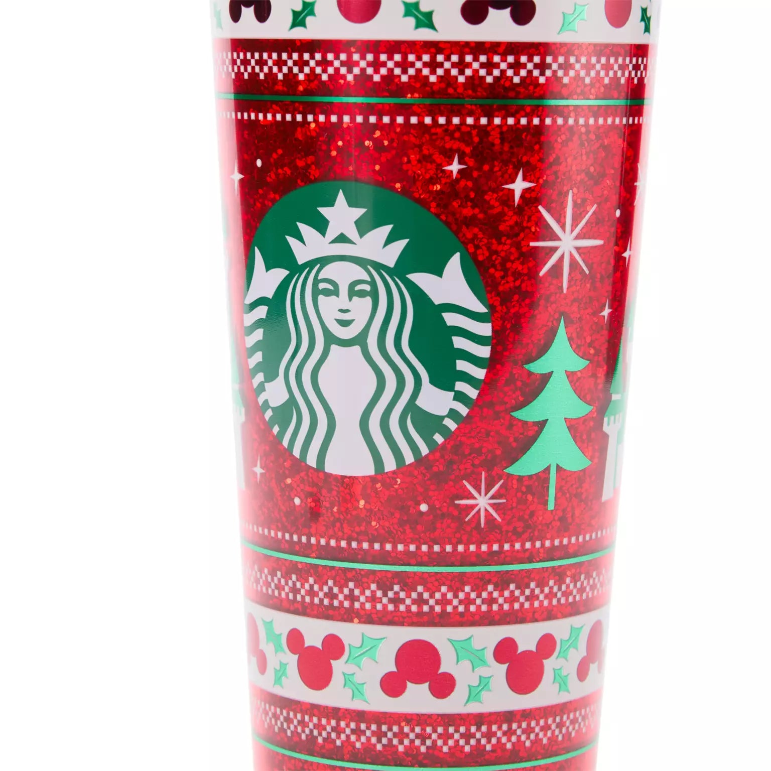 Vaso Térmico con Popote Starbucks Holiday Fair Isle (24 oz)