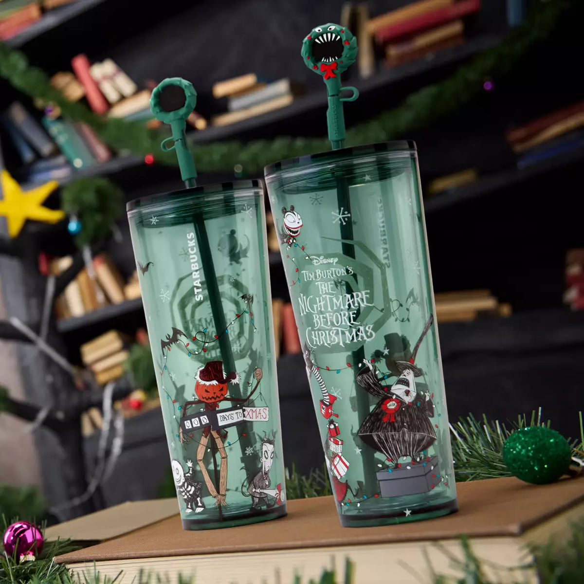 Extraño Mundo De Jack Termo Starbucks Navidad