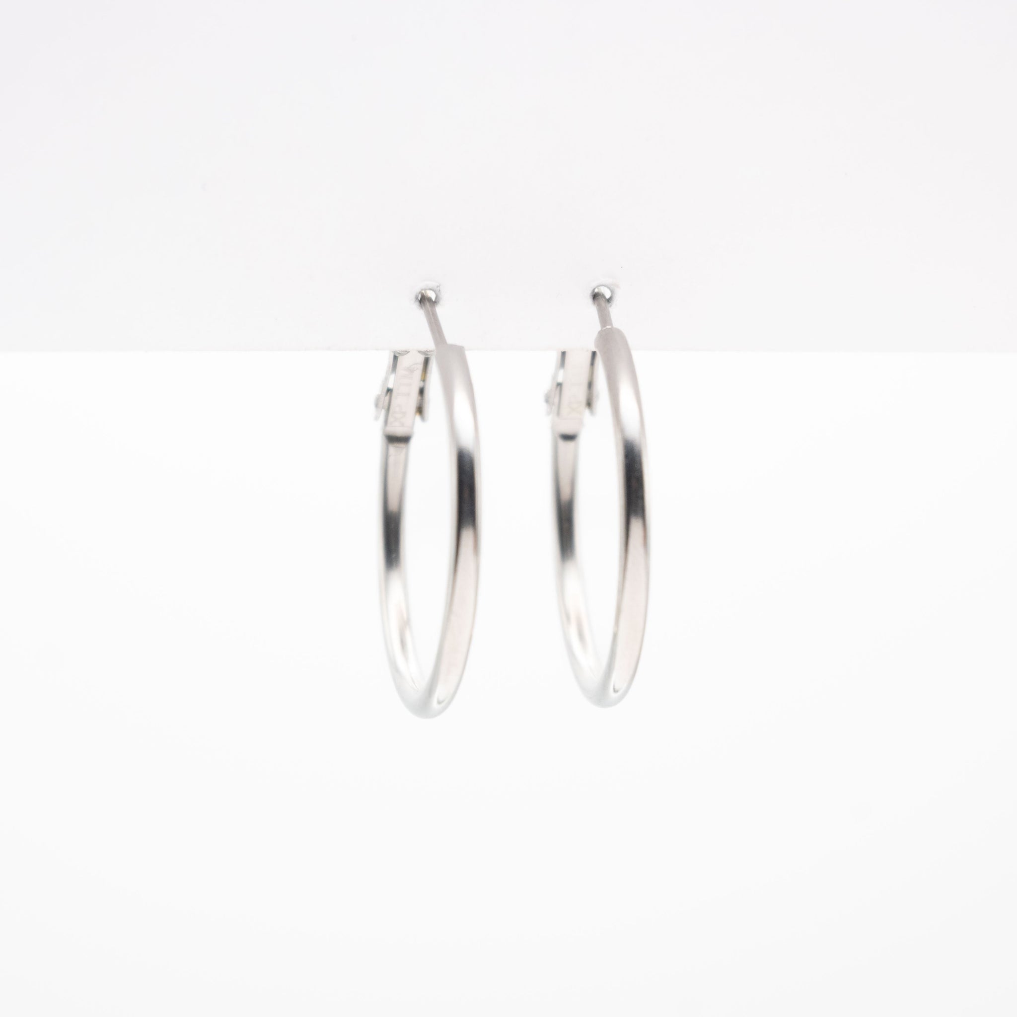 Aretes De Argolla Plateada