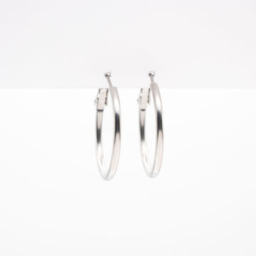 Aretes De Argolla Plateada